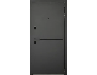Вхідні двері HYGGE Cottage Black Line (Ral 7121/білий супермат)