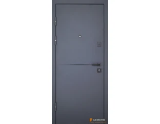 Вхідні двері Abwehr Defender Solid (Ral 7021Т/vinантрацит)