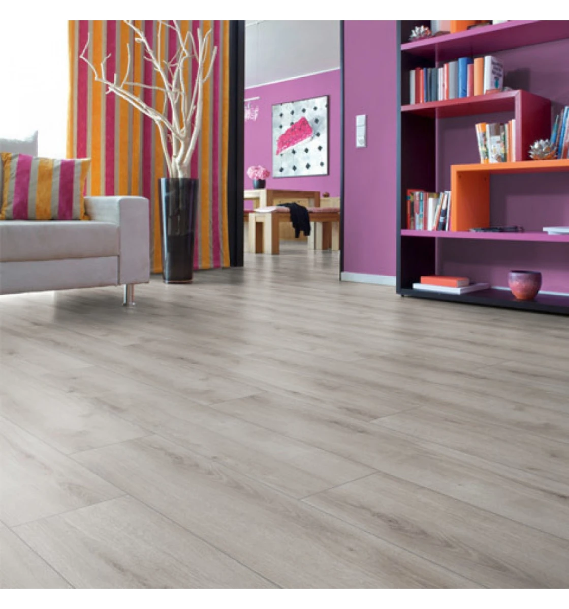 Ламінат Kronotex Advanced Plus Дуб Літо світло-сірий (3904)
