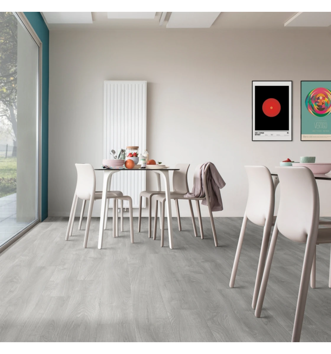 Ламинат LVT IVCgroup Origin 30 Click Acoustic Oak Silverleaf (22938)