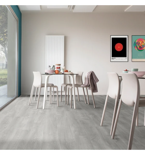 Ламинат LVT IVCgroup Origin 30 Click Acoustic Oak Silverleaf (22938)