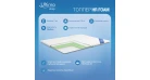 Топпер HR Foam Microfiber ТМ Ultima Sleep 160х200 см Фото №2
