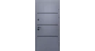 Вхідні двері Qdoors Lama Bau (графіт / біле дерево) Фото №1