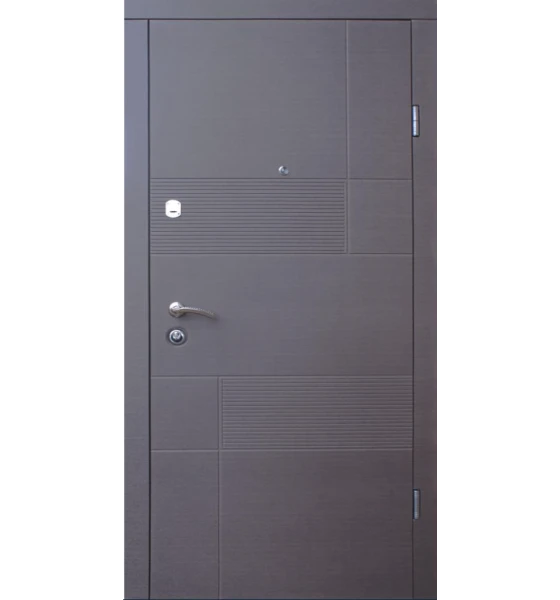 Входные двери Qdoors Эталон Калифорния  (Венге серый горизонт)