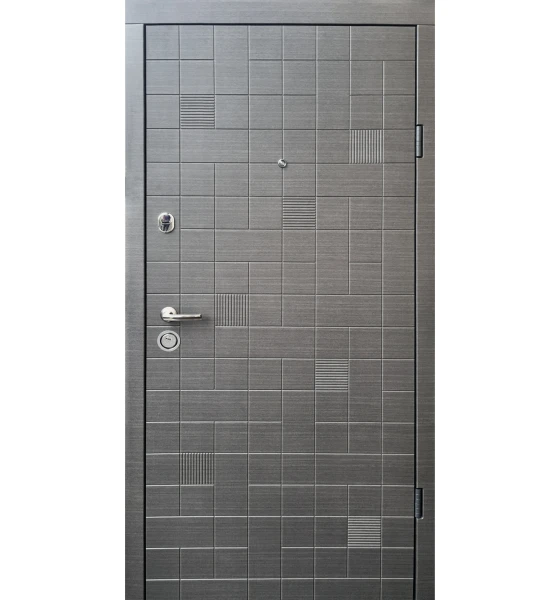 Входные двери Qdoors Эталон Каскад (Венге серый горизонт)