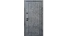 Входные двери Qdoors Ультра Мироу (Мрамор темный / белая эмаль+зеркало) Фото №1