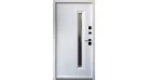 Вхідні двері Qdoors Стріт Норд (Антрацит 7021/біле дерево/вставка чорна) Фото №2