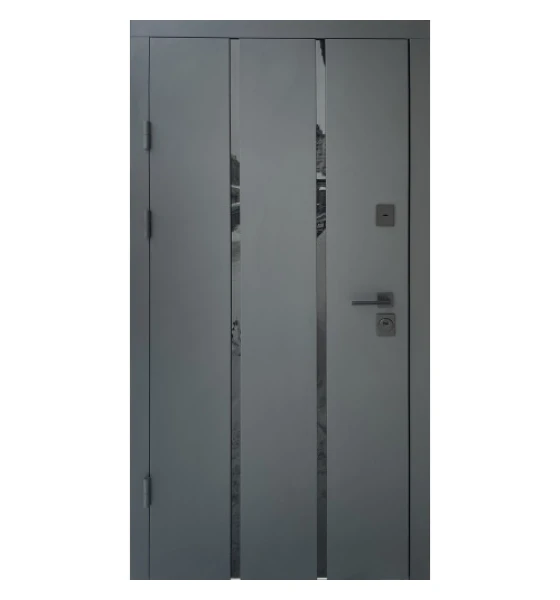 Входные двери Qdoors Стрит Пиано (Антрацит/антрацит)