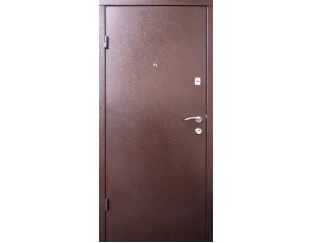 Входные двери Qdoors Техно 1 (Коричневый шагрень RAL 8017)