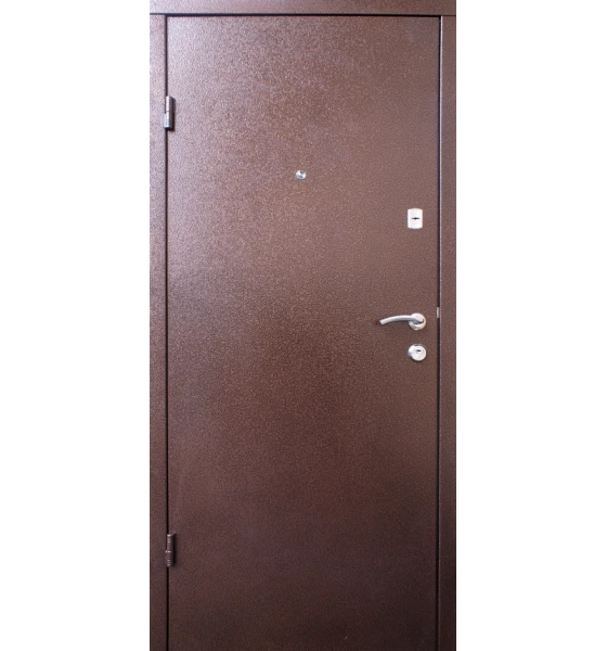 Входные двери Qdoors Техно 1 (Коричневый шагрень RAL 8017)