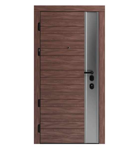 Входные двери Rodos Steel Premium F 127 (шпон дуба LTL6515)
