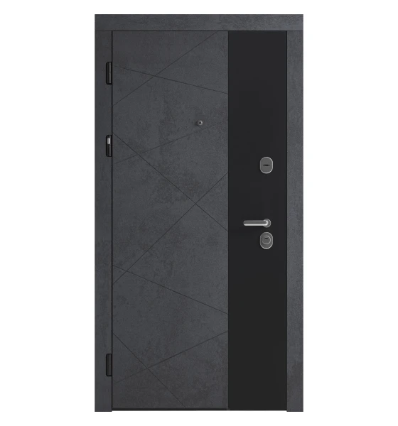 Входные двери Rodos Steel Standart F 141 (бетон антрацит) 