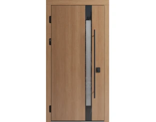Вхідні двері Rodos Steel Standart-S F 147 (шпон дуба LTL6112) 