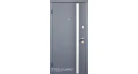 Входные двери Steelguard Maxima AV-1  Antrcyt  (Vinorit Антрацит/антрацит алюминиевый композит) Фото №1