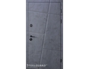 Входные двери Steelguard Alta Masto (Бетон графит / белый мат)