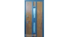 Входные двери Steelguard AntiFrost Scandi glass (7016 наждак серый / 7016 наждак серый) Фото №3