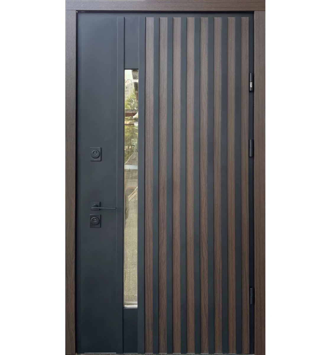 Входные двери Straj Proof Rio-S Loft  (vin 23/vin.Белый атлас)