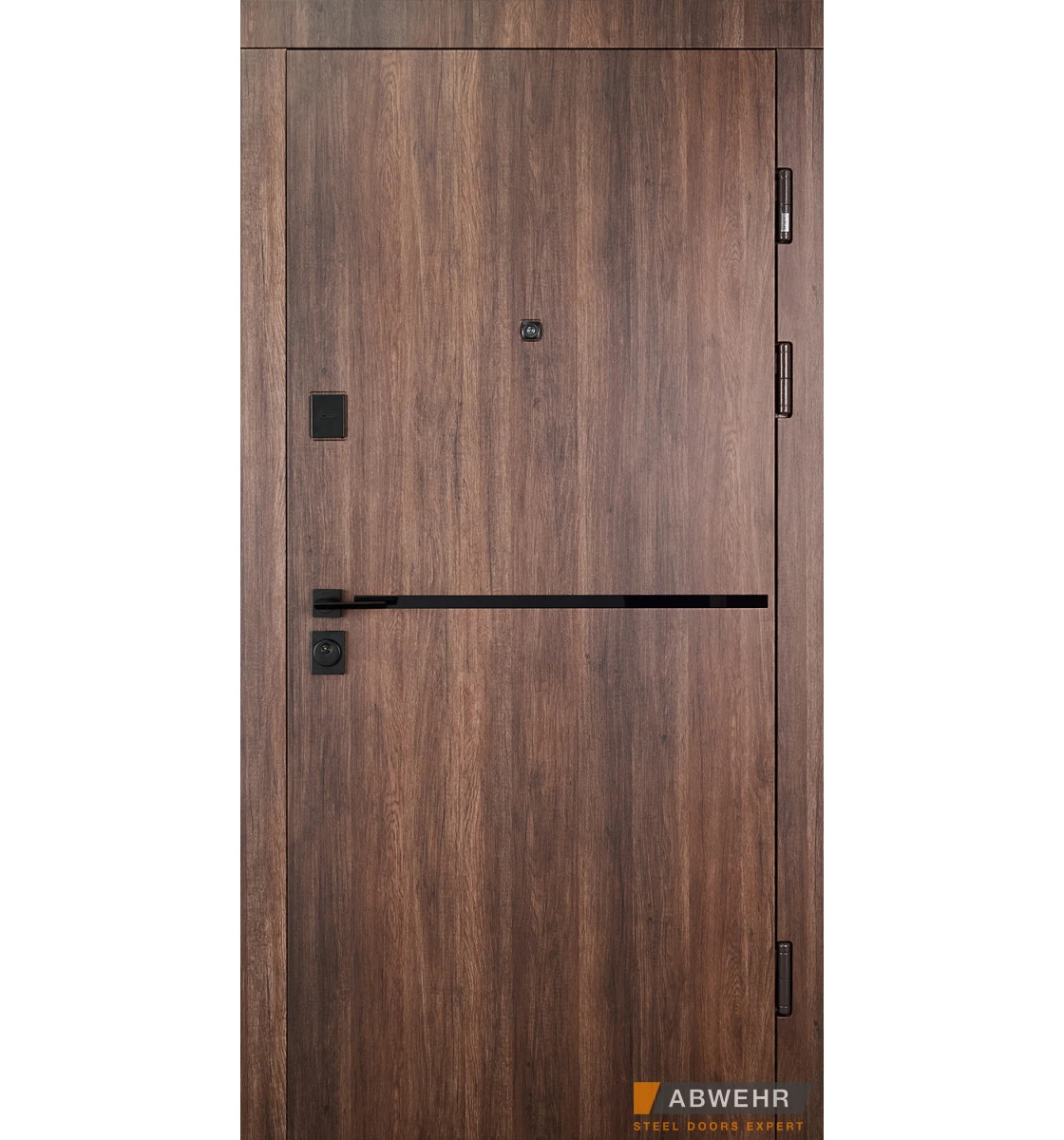 Вхідні двері Abwehr 251/0 Laguna (Дуб табак/біла)