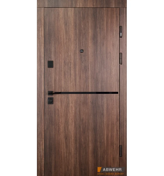 Вхідні двері Abwehr 251/0 Laguna (Дуб табак/біла)