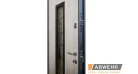 Входные двери Abwehr 408 Solid Glass (Дуб полярный / Ral 7021) Фото №4
