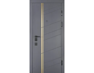 Вхідні двері Abwehr 550/551 Lorena (Антрацит сірий/білий супермат)