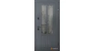Входные двери Abwehr Country NeoGlass (Ral 7021 / Vinorit белый) Фото №1
