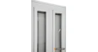 Входные двери Abwehr Country NeoGlass (Ral 7021 / Vinorit белый) Фото №5