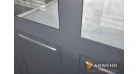Входные двери Abwehr Country NeoGlass (Ral 7021 / Vinorit белый) Фото №3