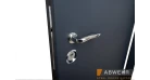 Входные двери Abwehr Defender 506 Nordi Glass (Ral 7021T / белый) Фото №4
