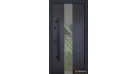 Входные двери Abwehr Lampre 5 (Метал Lampre / Vinorit антрацит +ВСМ) Фото №1