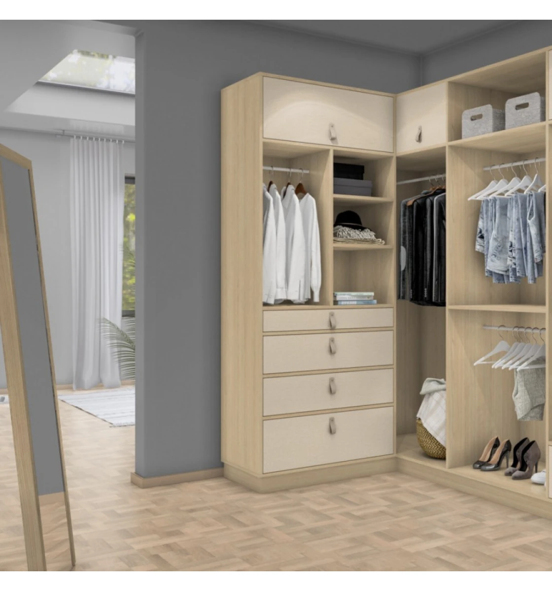 Ламінат EGGER Kingsize Plank 8/32 Дуб Аркані пісочний EPL201 (H2432)