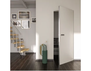 Межкомнатная дверь скрытого монтажа Hygge Invision Inside Alum
