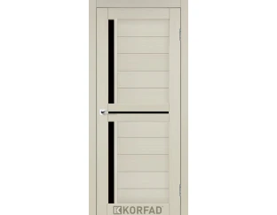Межкомнатная дверь Korfad Scalea SC - 04 (стекло черное)