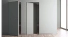 Межкомнатная дверь Danapris Doors Alum Wood Universal грунтованные с черным обкладом Фото №5