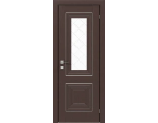 Межкомнатная дверь Rodos Versal Esmi basic (со стеклом с гравировкой)