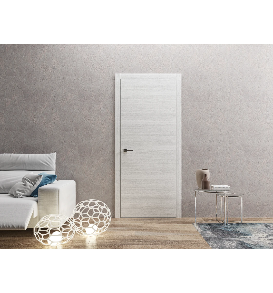 Межкомнатная дверь Rodos Loft Surf шпон дуб+22 фрезеровки