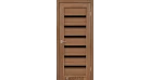 Ламинированная дверь Korfad Porto Deluxe PD-01 (стекло черное) Фото №2