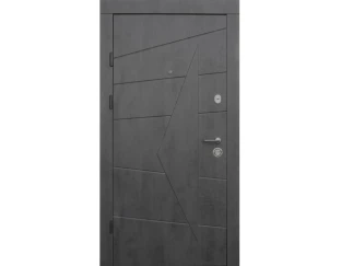 Вхідні двері Qdoors Преміум Акцент (Бетон темний / бетон сірий )