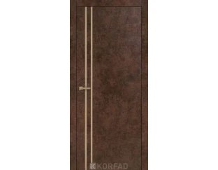 Межкомнатная дверь Korfad Aluminium Loft Plato ALP-01 (бронзовый алюминий)
