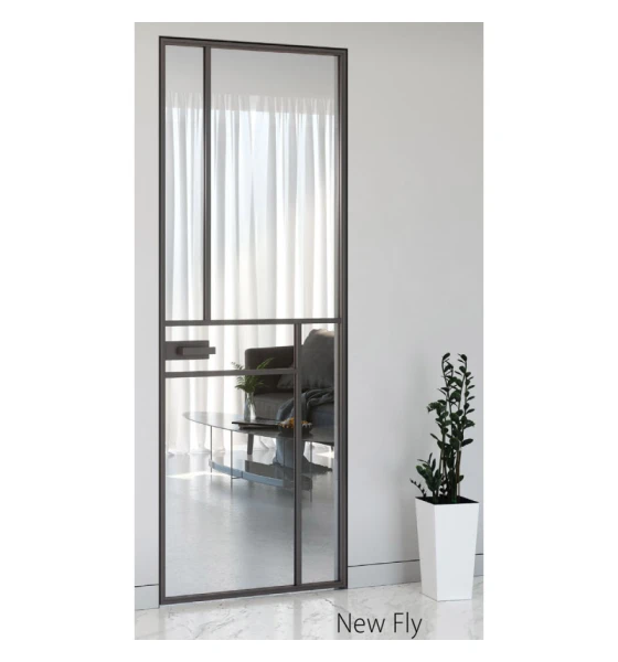 Двери межкомнатные дверь скрытого монтажа AluDoors New Fly