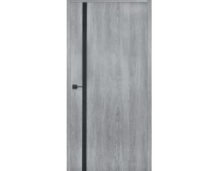Межкомнатная дверь Hygge Arvika Eris Black Line Grey Oak