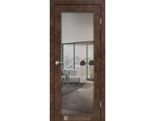 Межкомнатная дверь Korfad Sanvito SV-01 (двухстороннее серебряное триплекс зеркало)