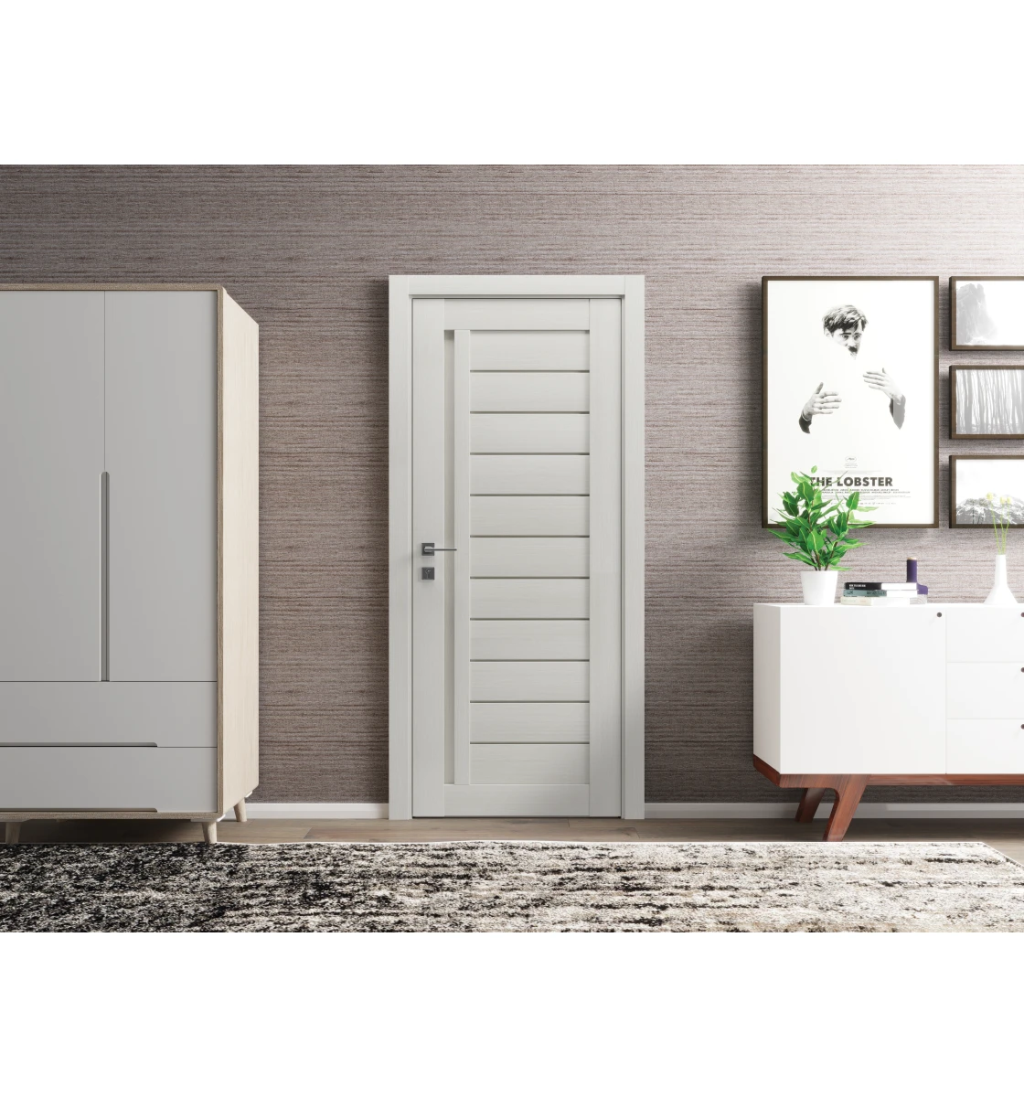 Межкомнатная дверь Rodos Modern Bianca (глухое)