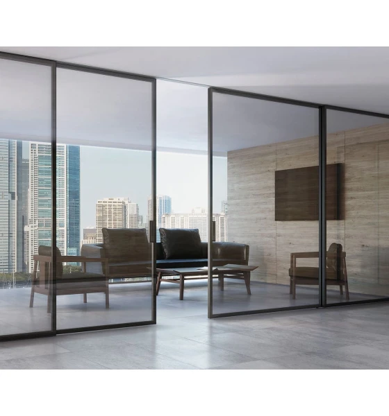 Двері міжкімнатні розсувні AluDoors CLEAR