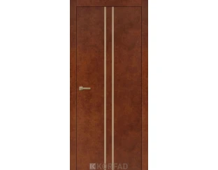 Межкомнатная дверь Korfad Aluminium Loft Plato ALP-02 (бронзовый алюминий)