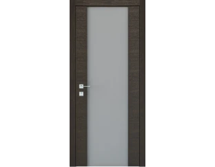 Межкомнатная дверь Rodos Modern Flat стекло (Триплекс сатин)