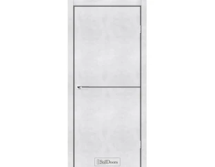 Межкомнатная дверь Stil Doors LOFT Aluminium светлый бетон
