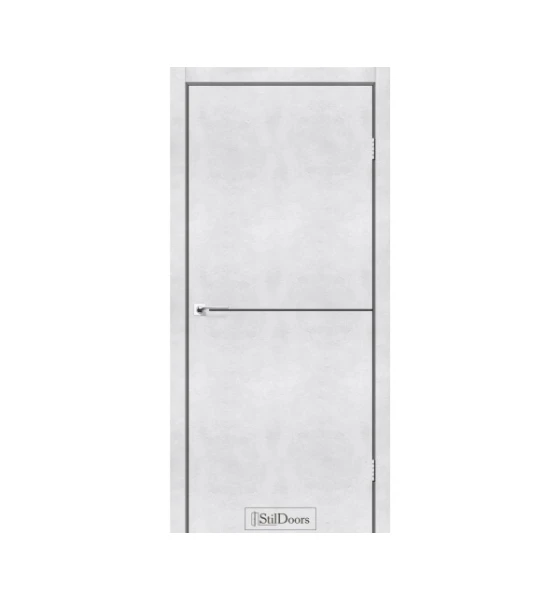 Міжкімнатні двері Stil Doors LOFT Aluminium світлий бетон