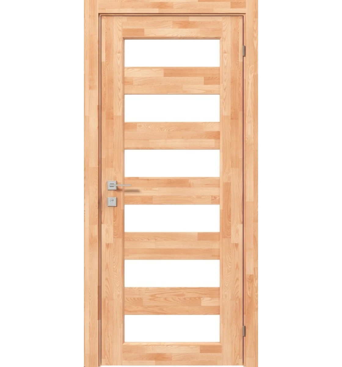 Межкомнатная дверь Rodos Woodmix Master сосна натуральная (полустекло)