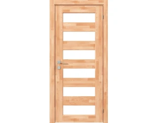 Міжкімнатні двері Rodos Woodmix Master сосна натуральна (напівскло)